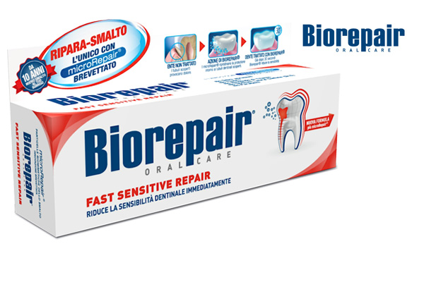 Biorepair® Fast Sensitive Repair - Riduce la sensibilità dentinale immediatamente
