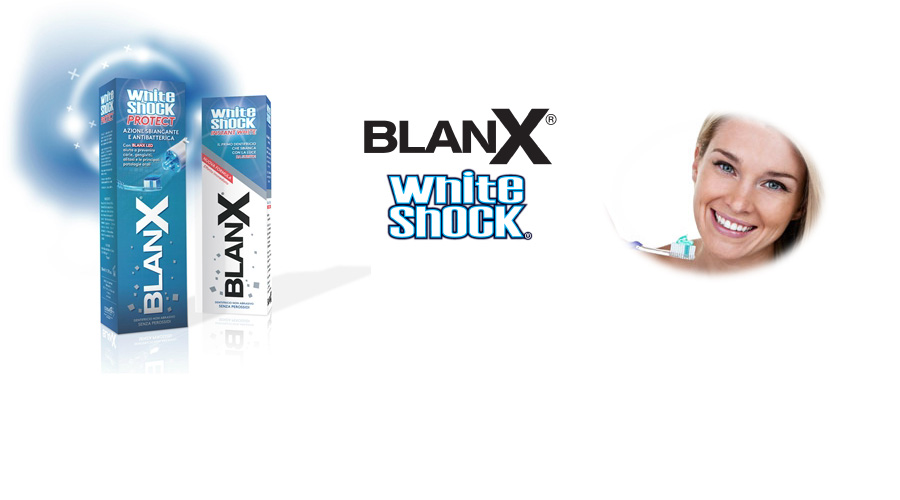 BlanX® White Shock&Protect + BlanX Led: Il meglio del potere sbiancante e della forza antibatterica