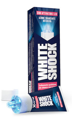 White Shock Trattamento quotidiano BlanX che sbianca grazie alla luce + con attivatore BlanX LED