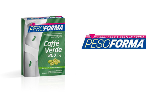 Nasce PESOFORMA CAFFE' VERDE, il nuovo integratore a base di Caffé Verde 100% vegetale, coadiuvante del dimagrimento corporeo