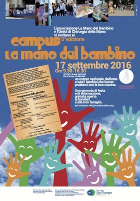 A Milano la V edizione del Campus dedicato alle patologie della mano del bambino
