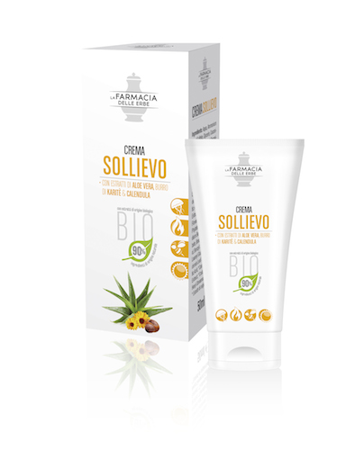 Crema Sollievo de La Farmacia delle Erbe, lenitiva e nutriente per l'estate