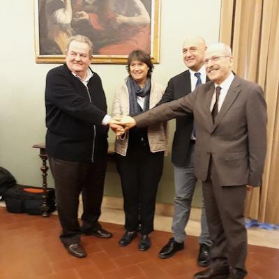 Da Destra Valtere Giovannini Francesco Frati Stefania Saccardi Fabrizio Landi