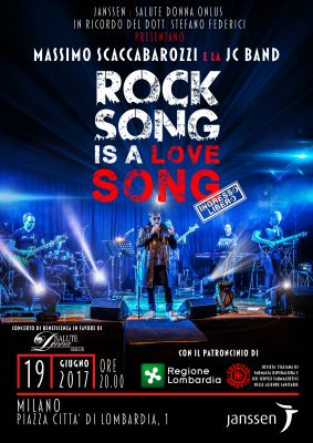 A Milano “Rock Song is a Love Song” per Salute Donna Onlus