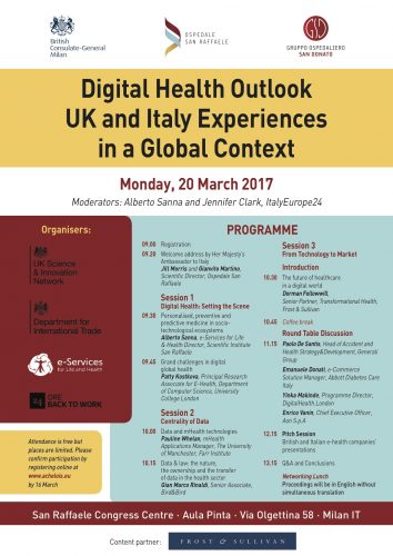 Digital Health - Le esperienze italiane e britanniche a confronto nel contesto globale