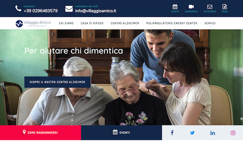 Villaggio Amico: online il nuovo sito web a prova di nonno
