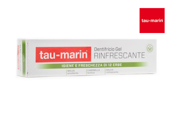Tau Marin - Dentifricio Gel rinfrescante - Igiene e freschezza alle 12 erbe