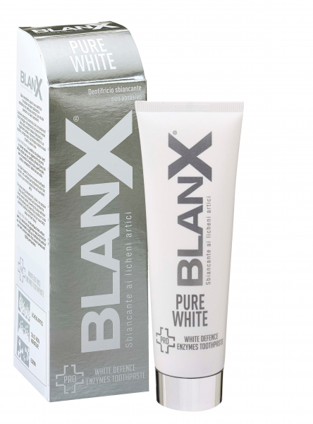 BLANX Pure White utilizza un approccio all'igiene orale innovativo