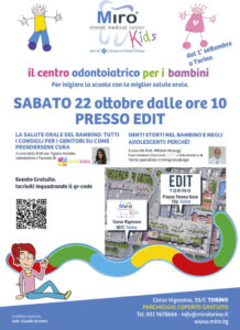 Bambini E Odontoiatria: A Torino L’evento Per Aiutare I Genitori A Prendersi Cura Della Salute Orale Dei Figli.