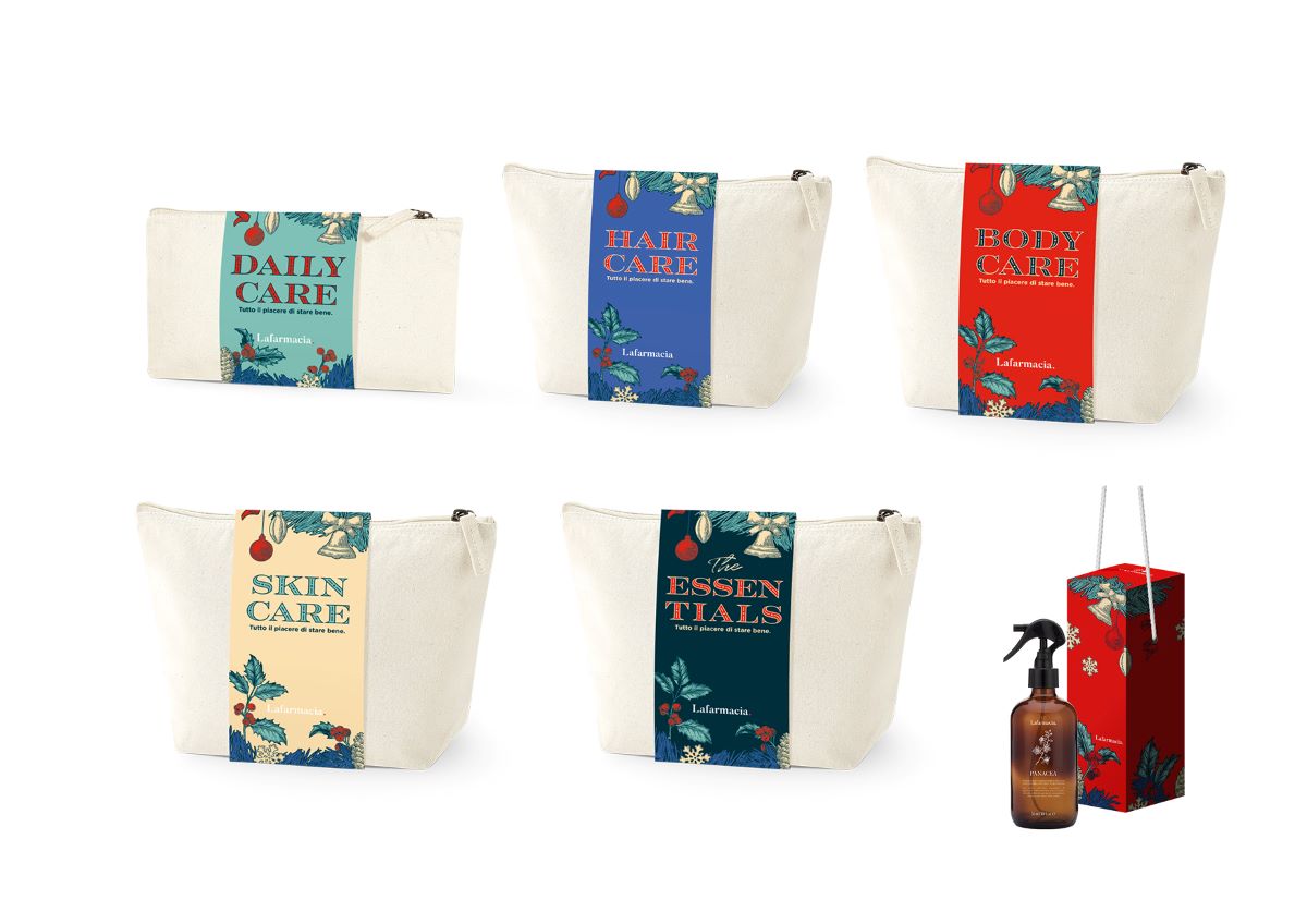 A Natale Regala La Bellezza E Il Benessere Con I Cofanetti E Le Magiche Box Firmati Lafarmacia. 5 Pochettes E 3 Box Per Stupire Chi Amate, Ad Un Prezzo Speciale.