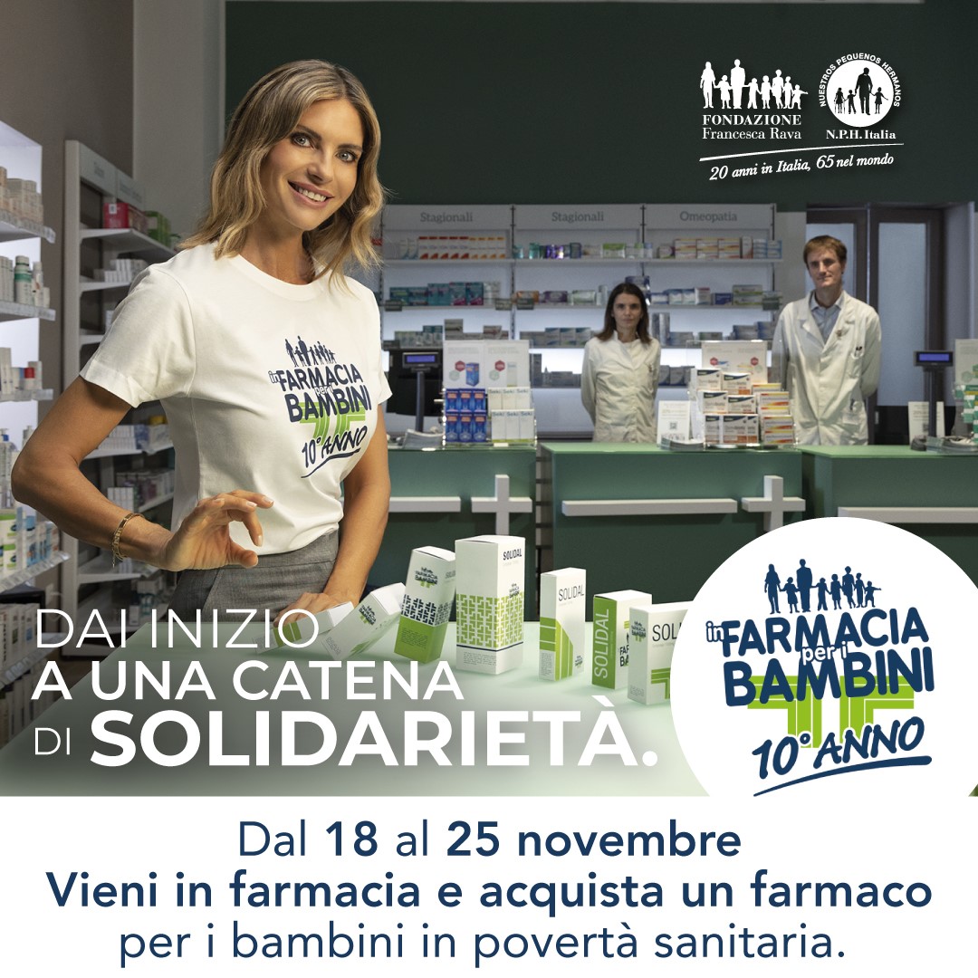 Al Via Da Oggi In 796 Farmacie Lombarde “in Farmacia Per I Bambini”