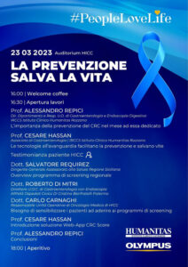 Lo Screening Con Il Crc Diventa Digitale: Giovedì 23 Marzo, Alle Ore 16.30, Auditorium Di Humanitas (misterbianco Ct)