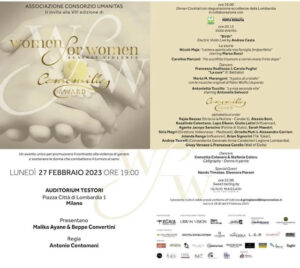 “women For Women Against Violence – Camomilla Award” : Emozioni Allo Stato Puro, All’auditorium Testori Di Milano .