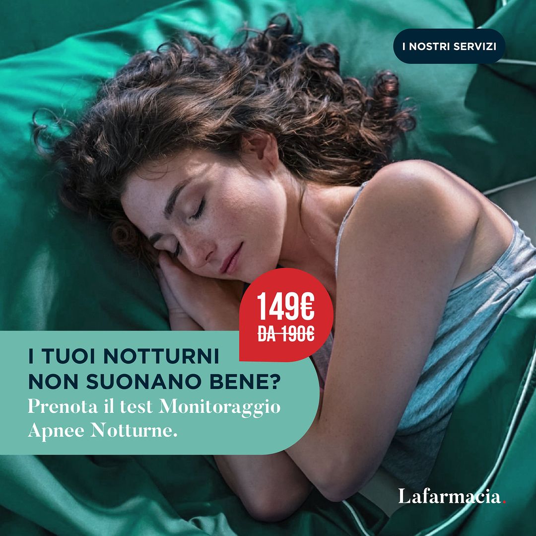 Il buon sonno ritrovato: presso “Lafarmacia.” l’analisi delle apnee notturne per migliorare il tuo riposo