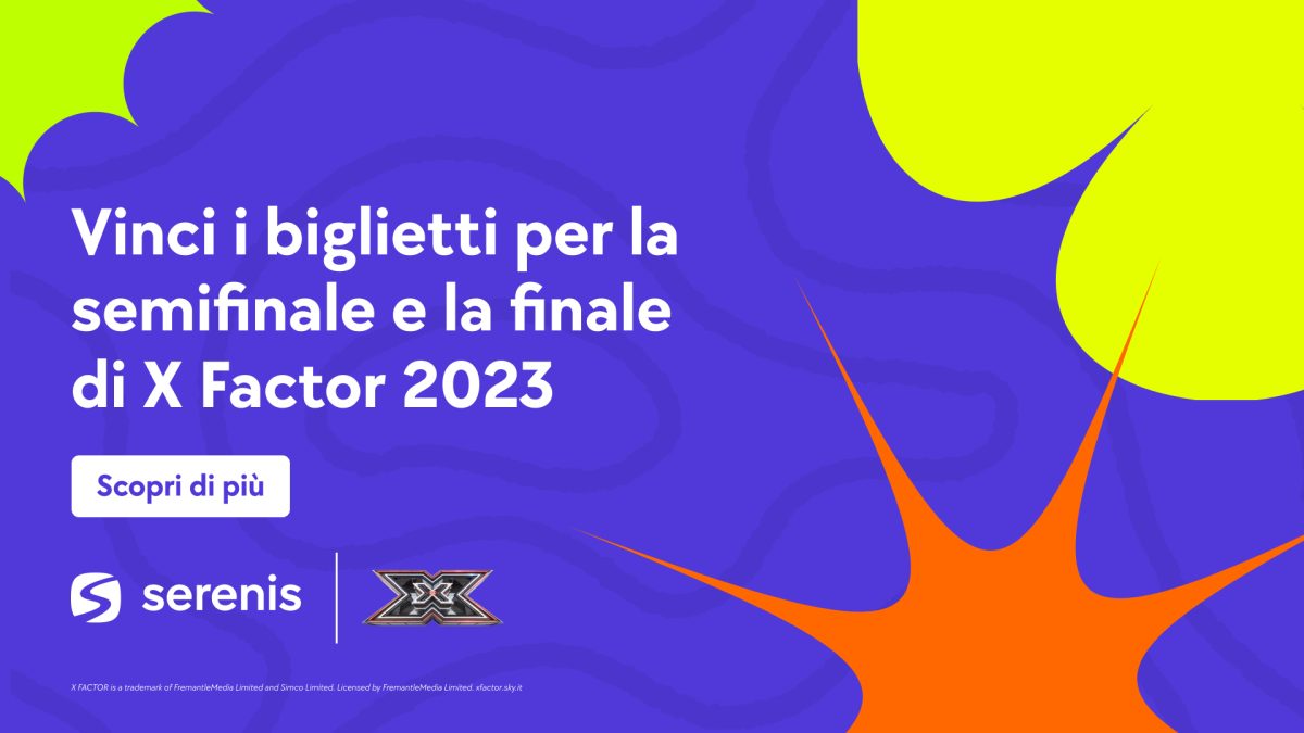 Serenis è Official Partner di X Factor 2023