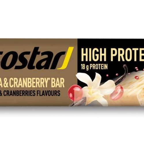 Da ISOSTAD, una gustosa ricarica di energia per le tue sessioni di allenamento con la  nuova Barretta High Protein 30 Vaniglia e Mirtilli Rossi