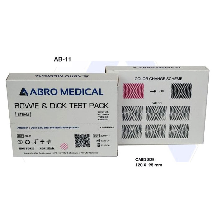 Test Bowie & Dick Test Pack Abro Medical Test Bowie & Dick Test Pack Abro Medical