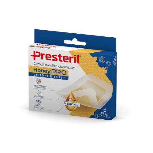 Presteril presenta HoneyPro i nuovi cerotti idroattivi cicatrizzanti