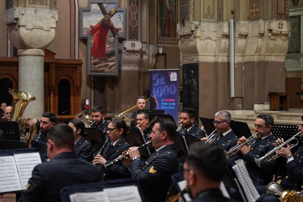 Concerto benefico Fanfara 1a Regione Aerea per Fondazione Buzzi